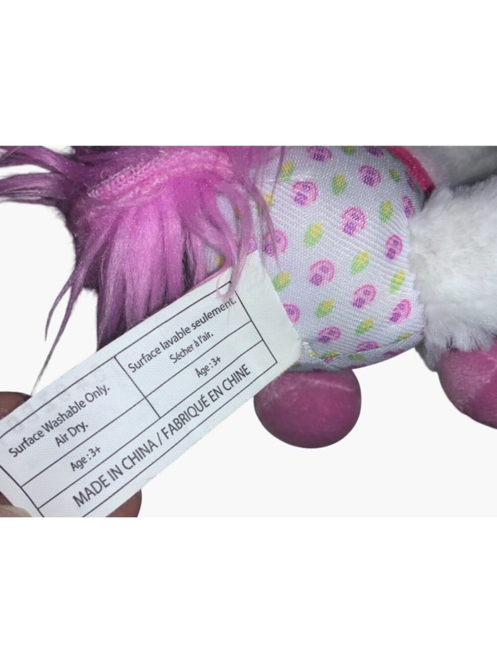 Disney Jr TOTs Plush Pony Care for Me Pet Toy Pink Horse - Picture 7 of 14